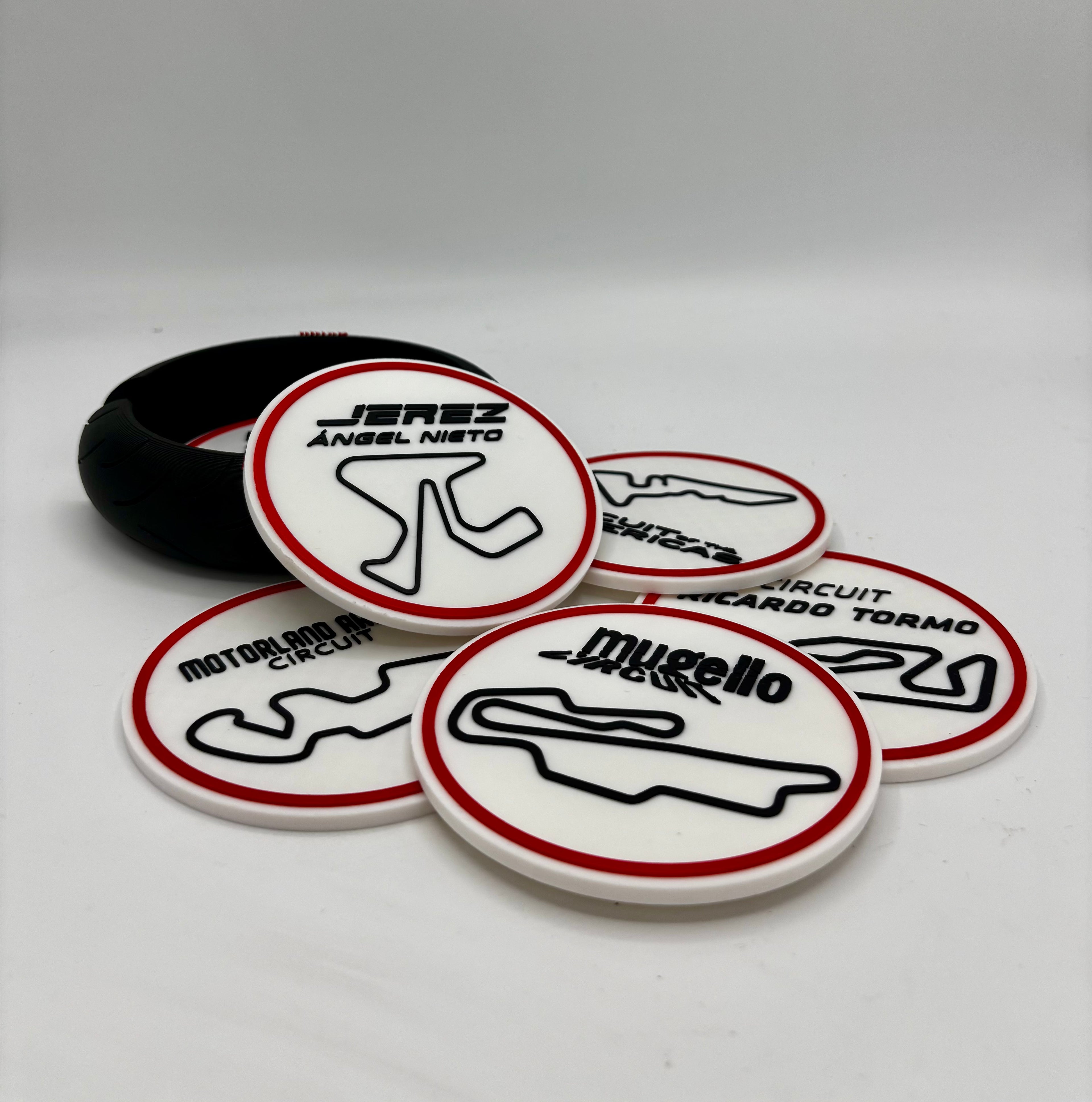 Posavaso Diseño Circuito Moto GP
