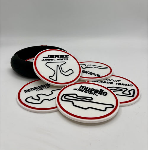 Posavaso Diseño Circuito Moto GP